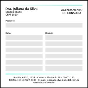 Bloco de Agendamento de Consulta Clínica Geral Sohag