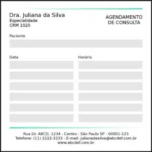 Bloco de Agendamento de Consulta Clínica Geral Sohag