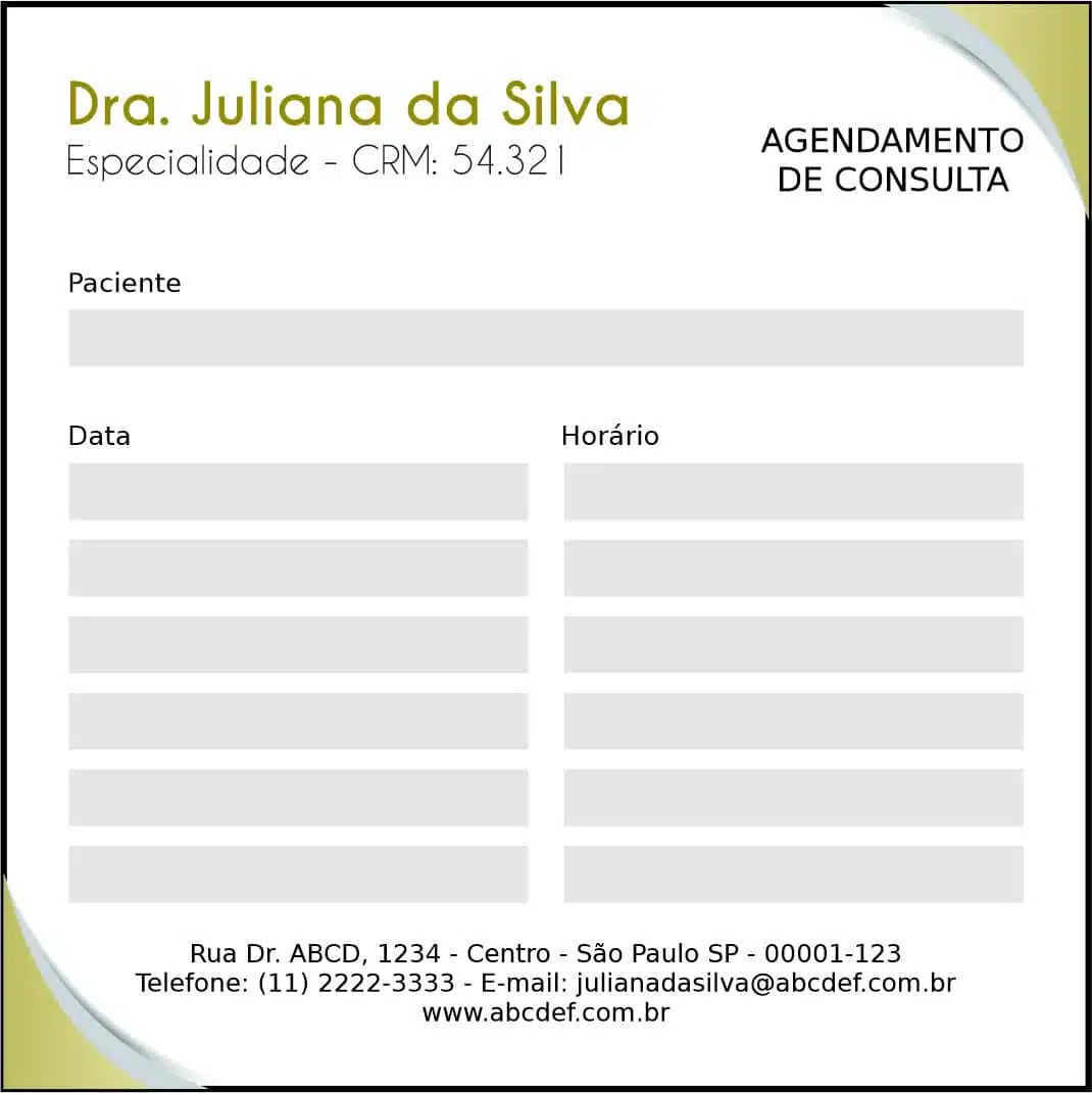 Bloco de Agendamento de Consulta Clínica Geral Porto Said