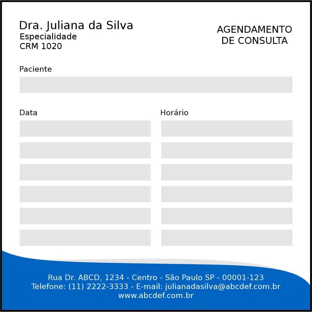 Bloco de Agendamento de Consulta Clínica Geral Maghagha