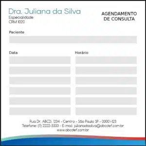 Bloco de Agendamento de Consulta Angiologia e Vascular Bruges