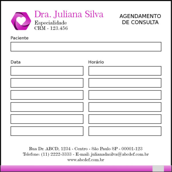 Bloco de Agendamento de Consulta Cardiologista Breda Bloco de Agendamento de Consulta Cardiologista Breda