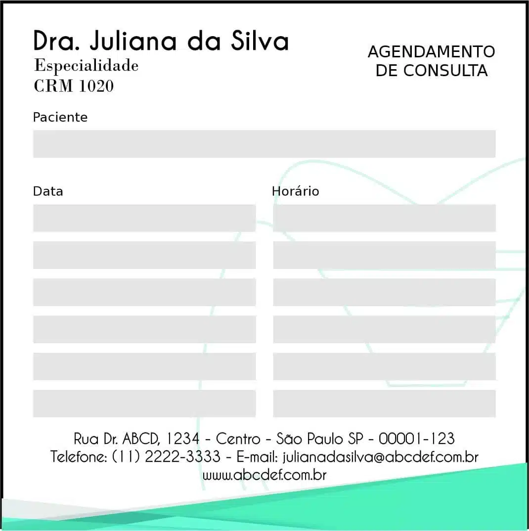 Bloco de Agendamento de Consulta Endocrinologista Montreal