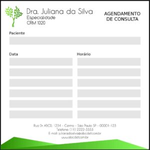 Bloco de Agendamento de Consulta Geriatria Amol