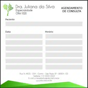 Bloco de Agendamento de Consulta Geriatria Amol