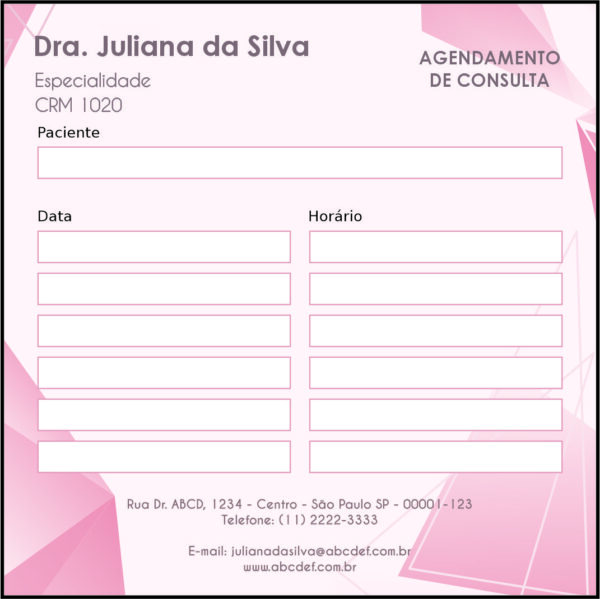 Bloco de Agendamento de Consulta Oncologia Tóquio Bloco de Agendamento de Consulta Oncologia Tóquio