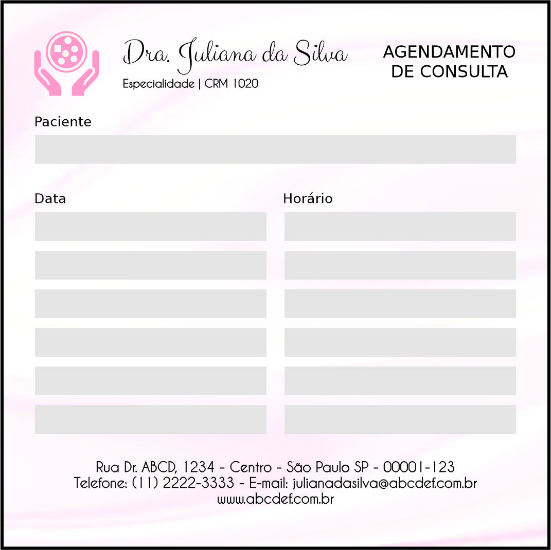 Bloco de Agendamento de Consulta Oncologia Yokohama