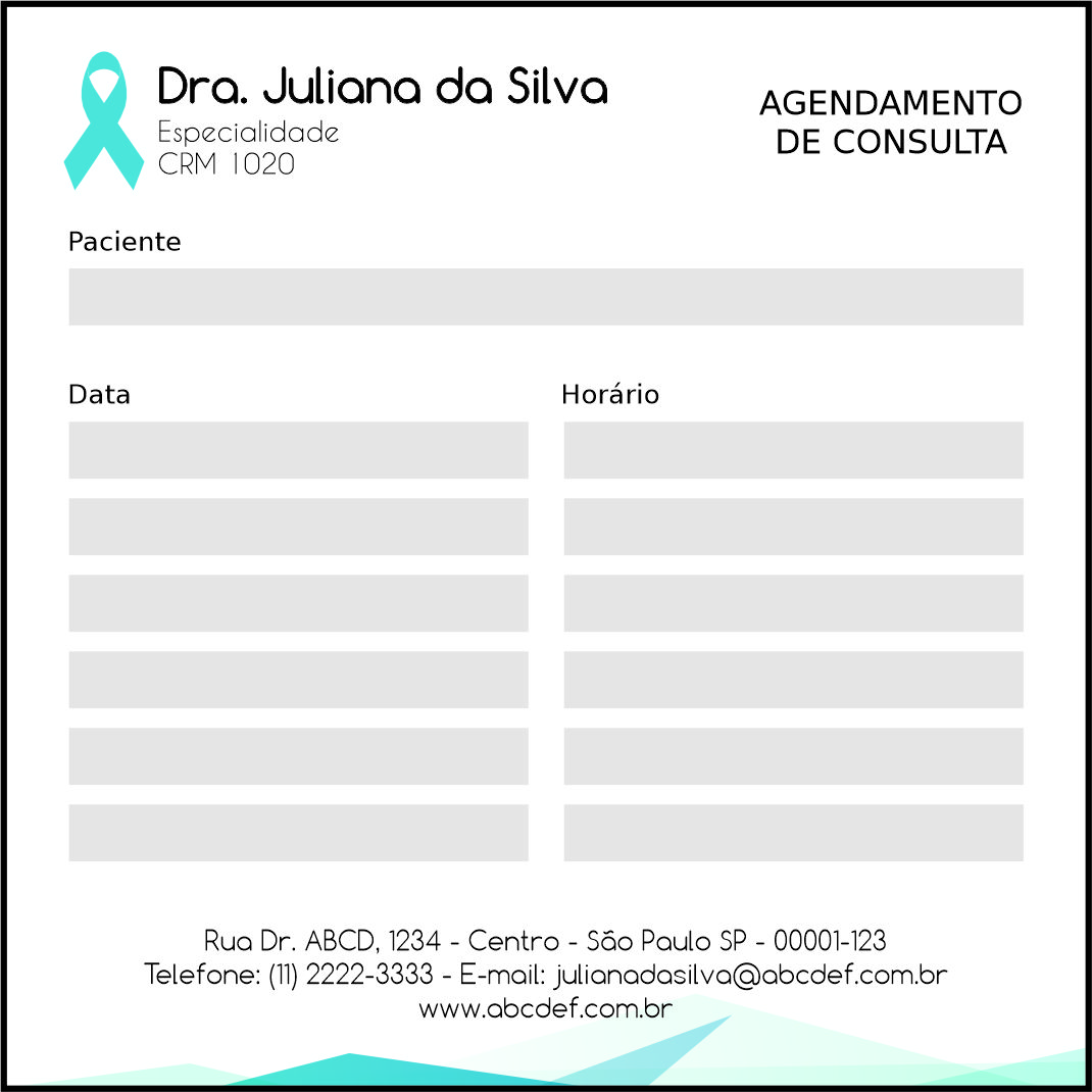 Bloco de Agendamento de Consulta Oncologia Kobe