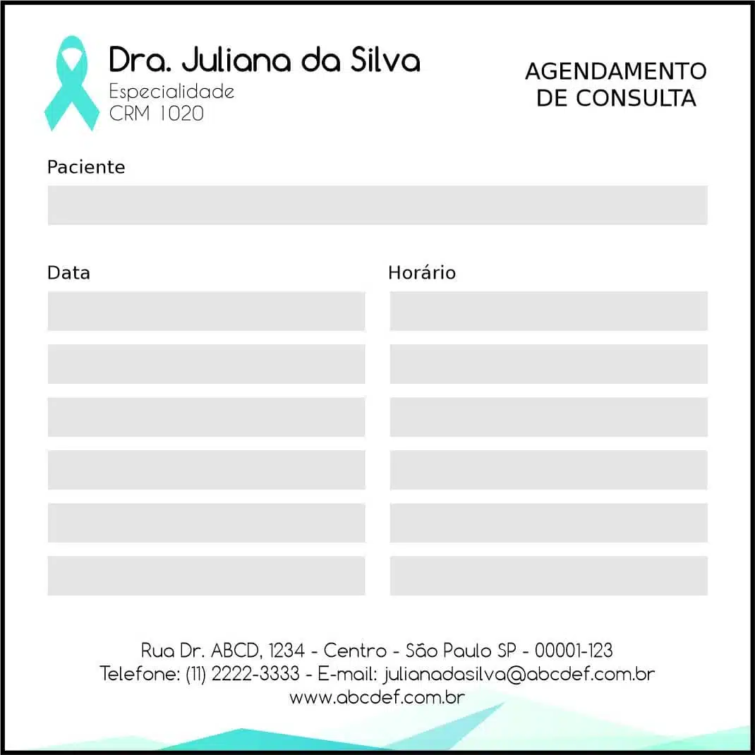 Bloco de Agendamento de Consulta Oncologia Kobe
