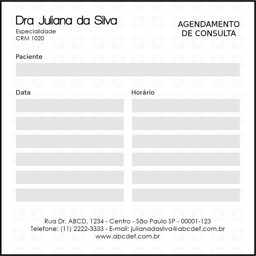 Bloco de Agendamento de Consulta Clínica Geral Heliópolis