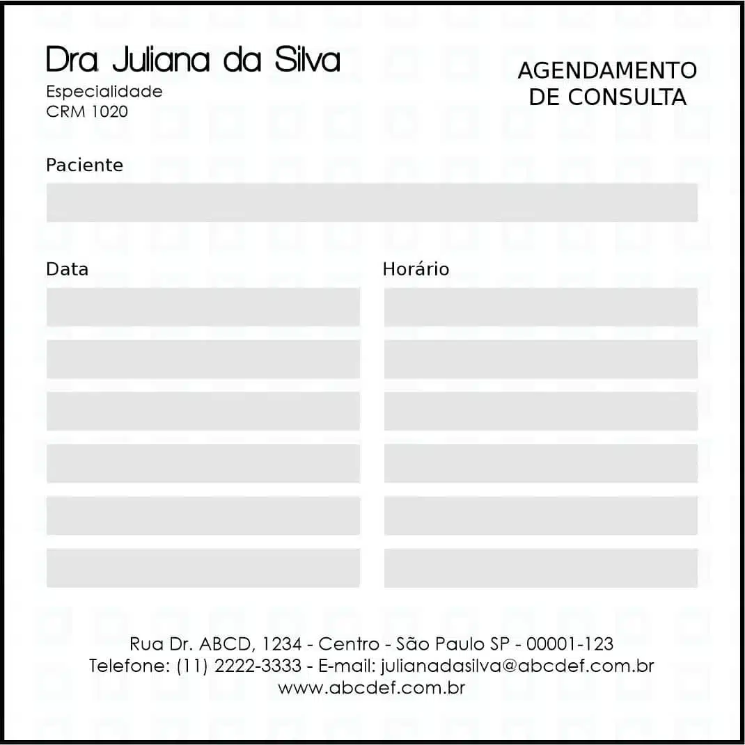 Bloco de Agendamento de Consulta Clínica Geral Heliópolis