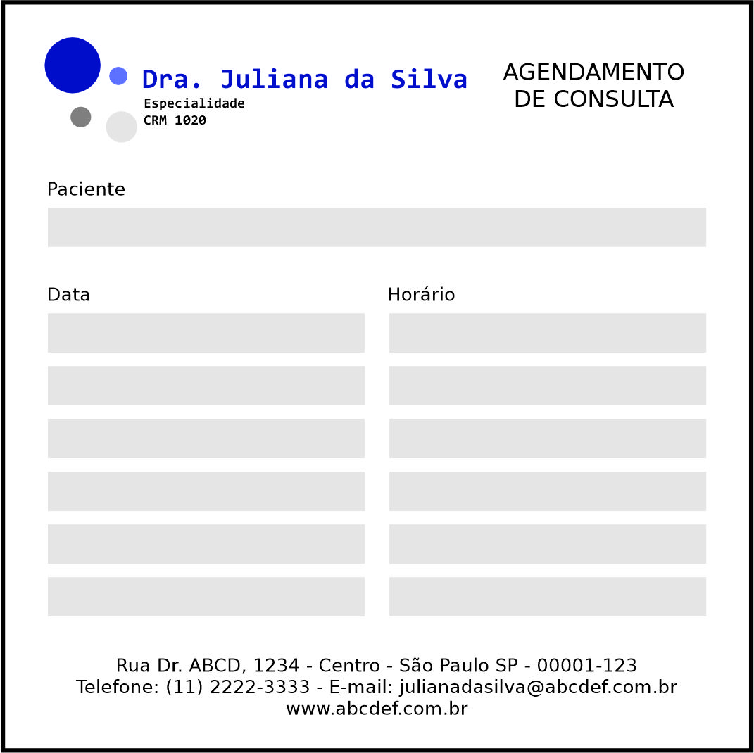 Bloco de Agendamento de Consulta Clínica Geral Assuã