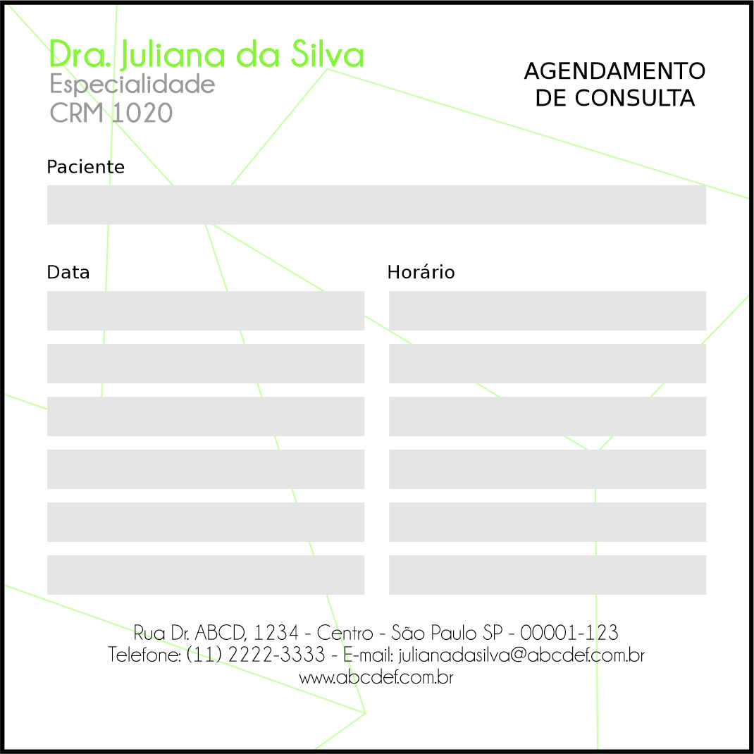 Bloco de Agendamento de Consulta Performance Gyor