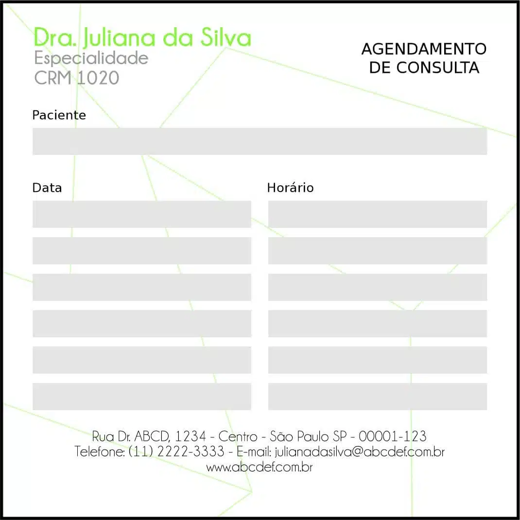 Bloco de Agendamento de Consulta Performance Gyor