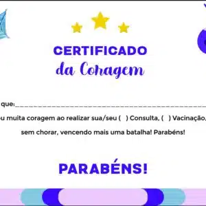 Certificado da Coragem Pediatra Lódz