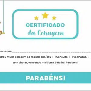 Certificado da Coragem Pediatria Katovice