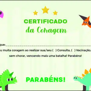 Certificado da Coragem Pediatria Sopot