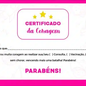 Certificado da Coragem  Pediatra Lublin