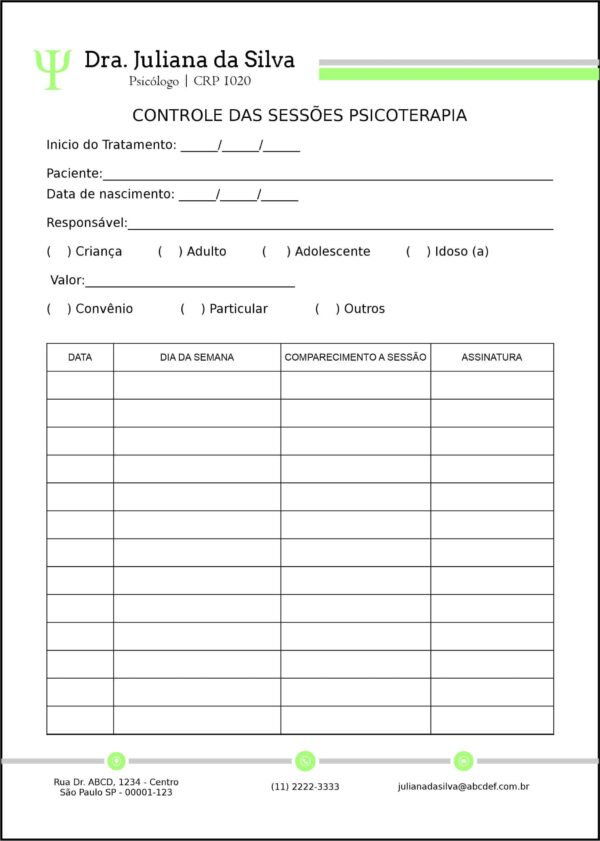Controle de Sessão Psicoterapia Frankfurt Controle de Sessão Psicoterapia Frankfurt