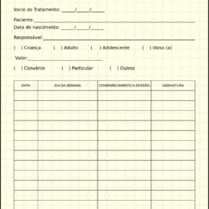 Controle de Sessão Psicoterapia Munique