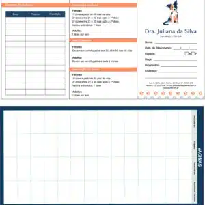 Carteirinha de Vacinação Veterinária Wels