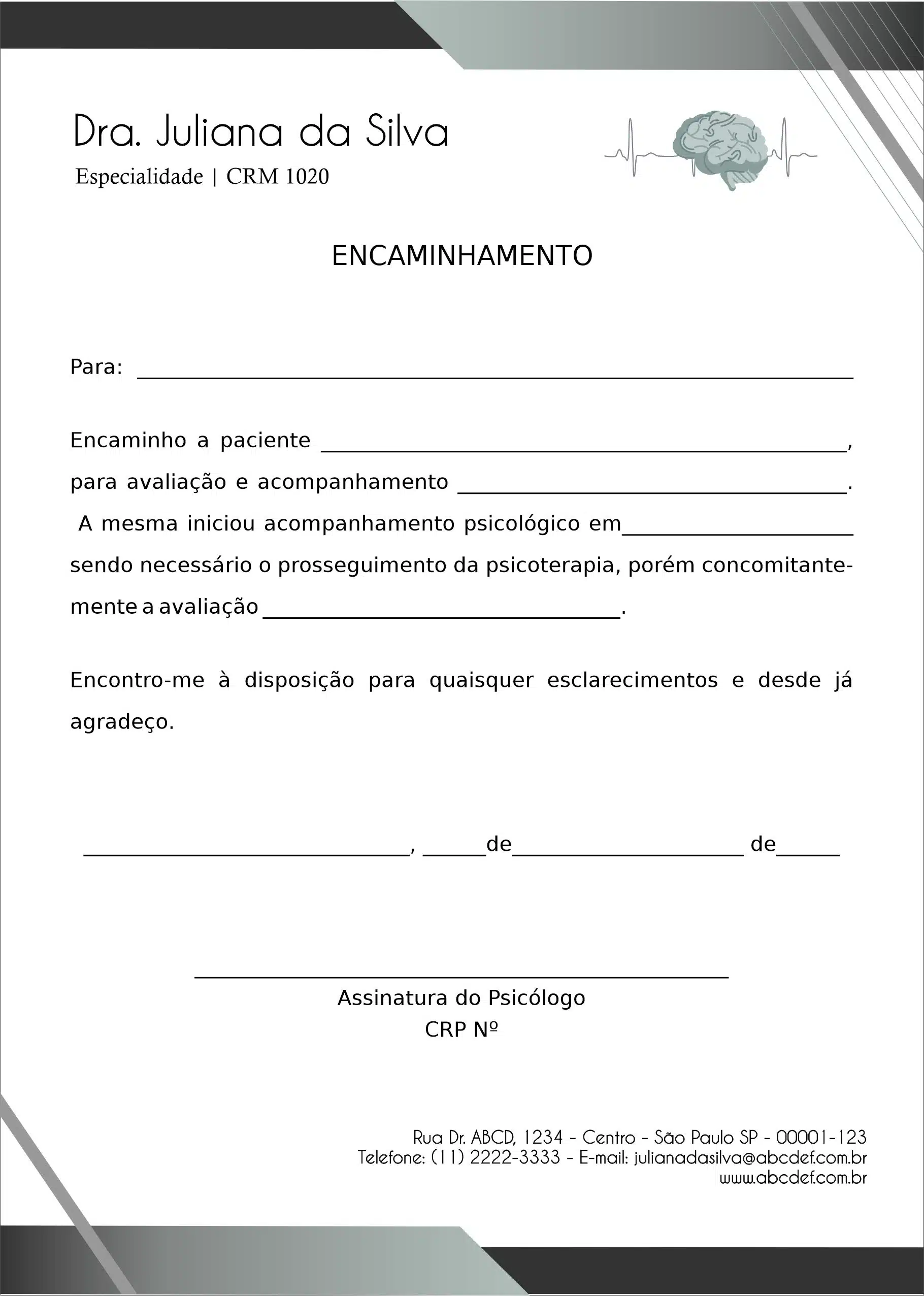Encaminhamento Psicologia Kiel