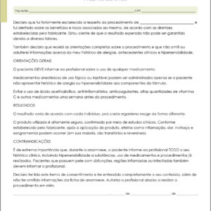 Termo de Consentimento Informado de Preenchedores A4