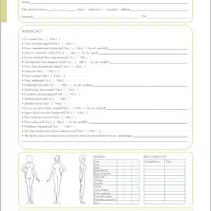 Ficha de Avaliação Corporal A4