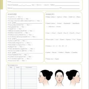Ficha de Avaliação Facial A4