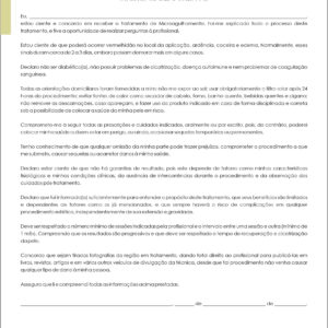 Termo de Consentimento Microagulhamento A4
