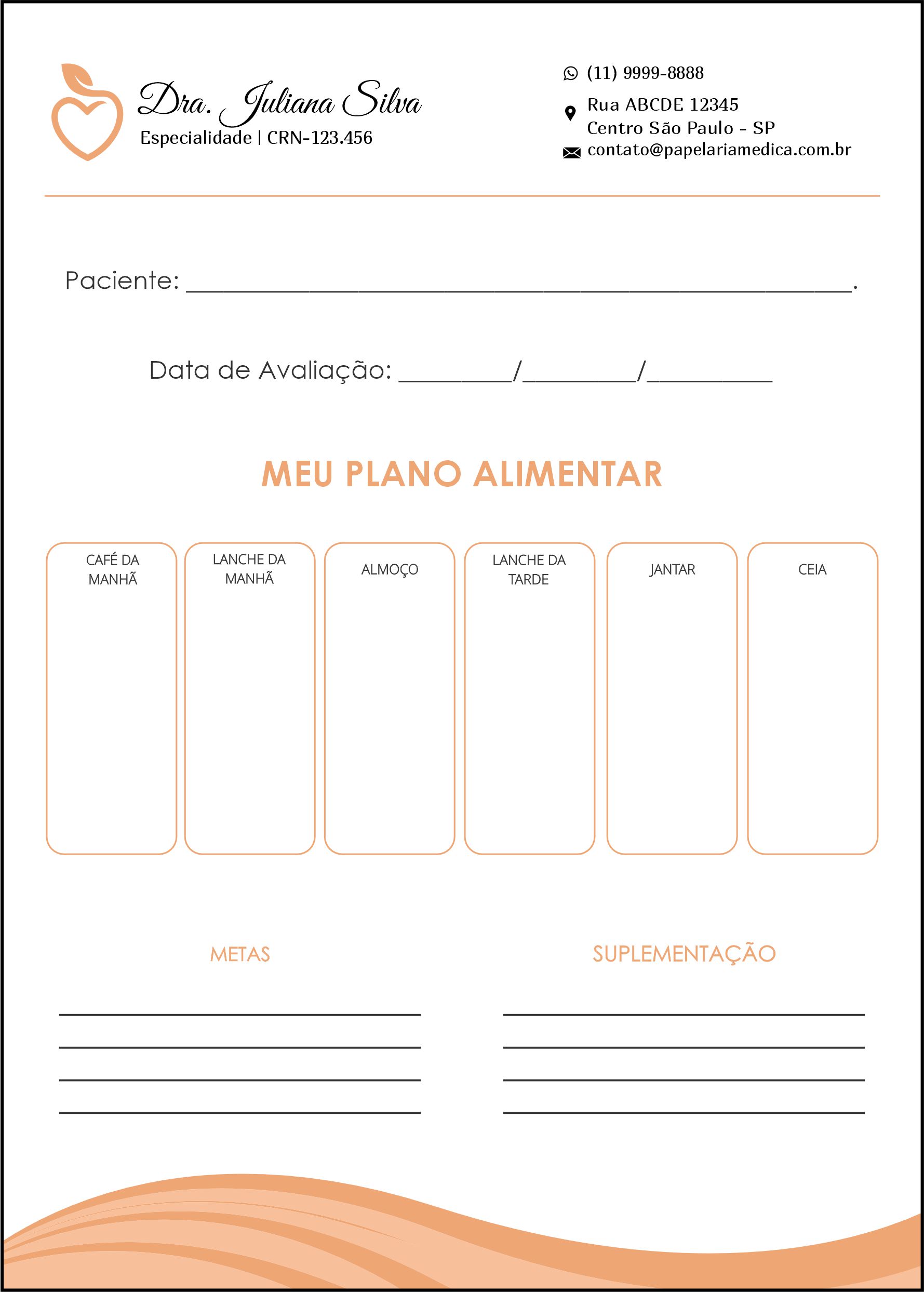 Plano Alimentar Nutricionista La Plata