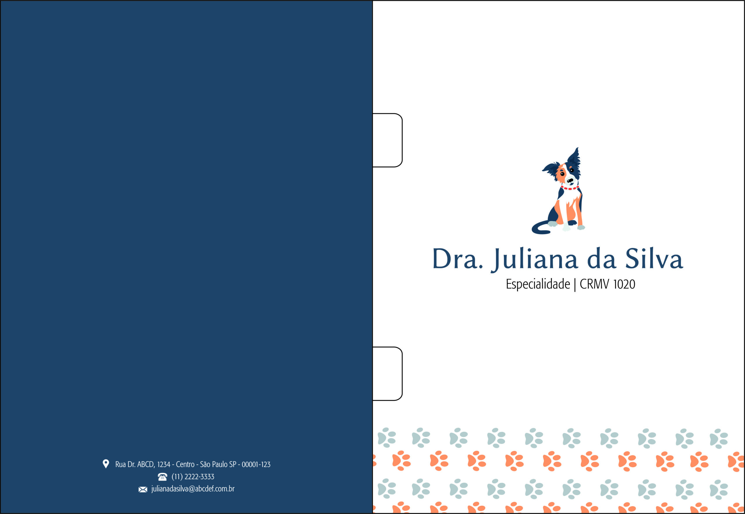 Pasta com Orelha Veterinário Wels