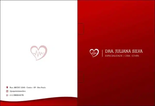 Pasta com Orelha Cardiologista Wessem Pasta com Orelha Cardiologista Wessem