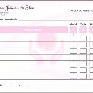 Tabela de Medicação Oncologia Yokohama