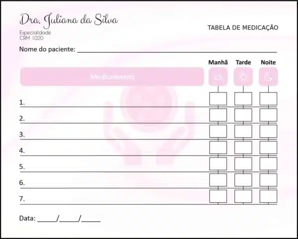 Tabela de Medicação Oncologia Yokohama Tabela de Medicação Oncologia Yokohama