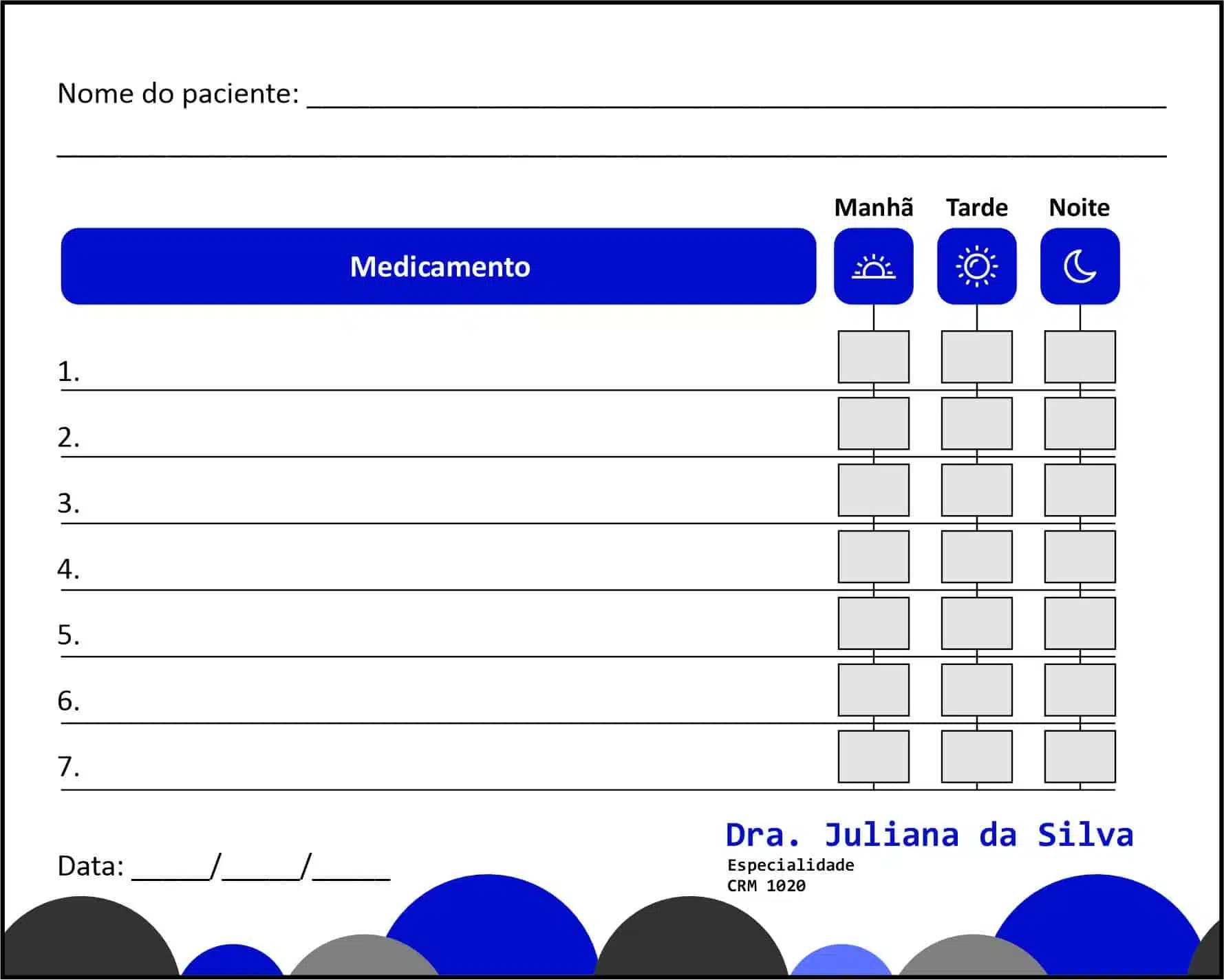 Tabela de Medicação Clínica Geral Assuã