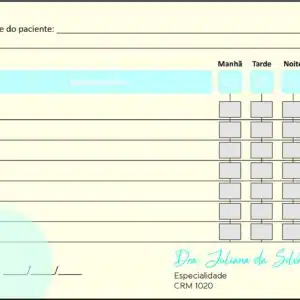 Tabela de Medicação Pediatria Cracóvia