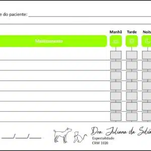 Tabela de Medicação Veterinário Leobens