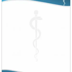 Receituário Médico Modern Blue - Imagem 1