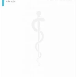 Receituário Médico Ciano Faixa