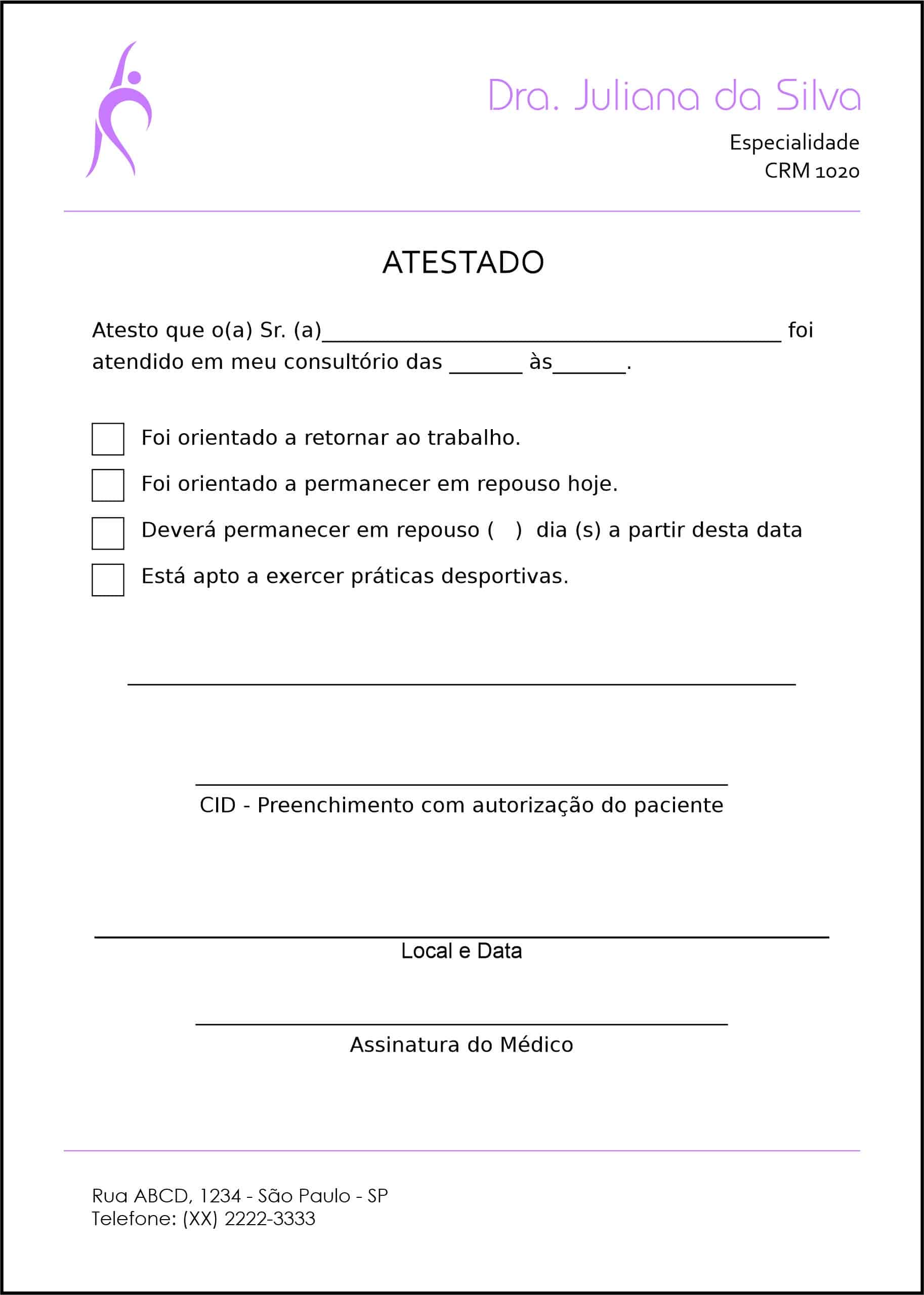 Atestado Médico Troia