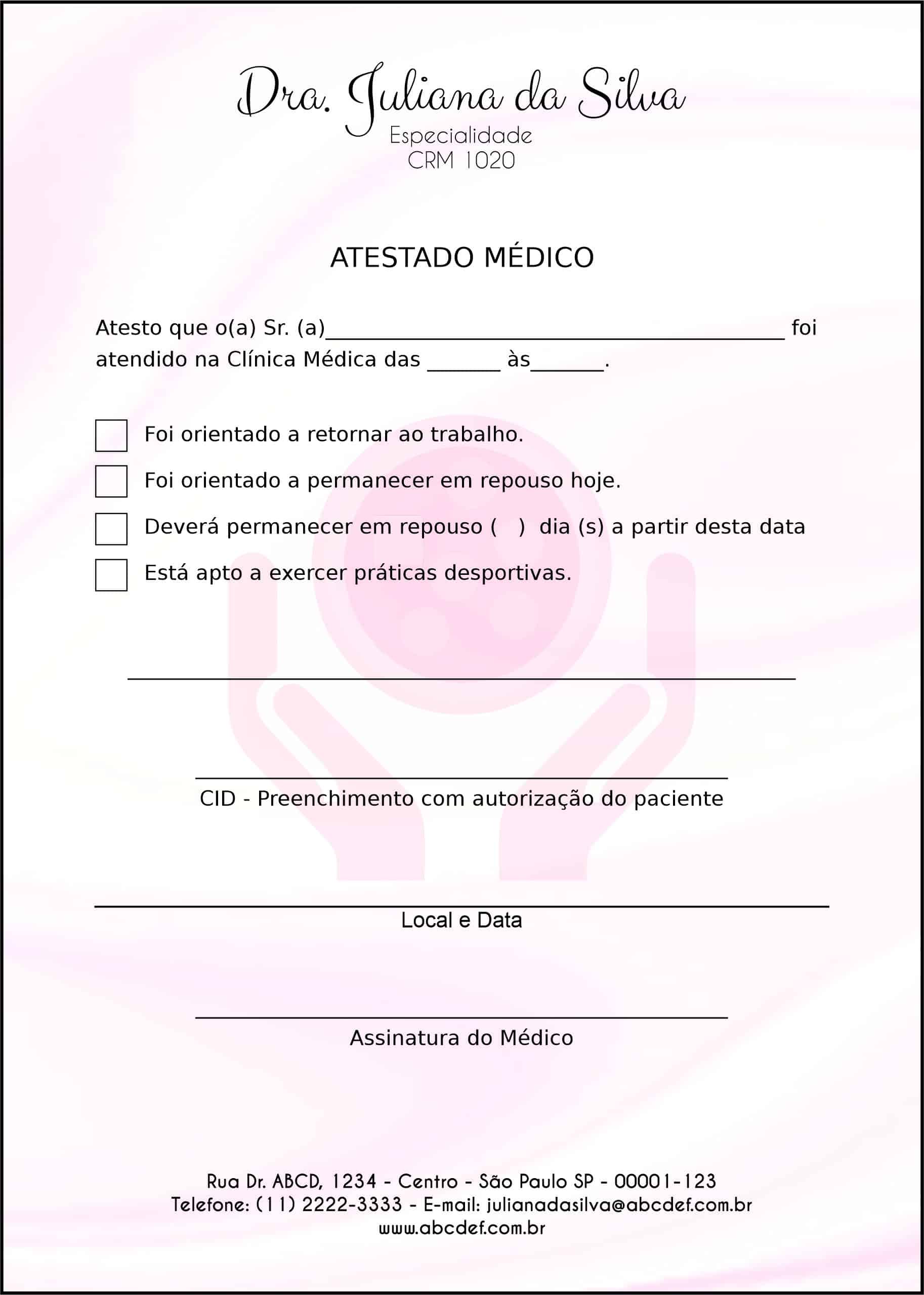 Atestado Oncologia Yokohama