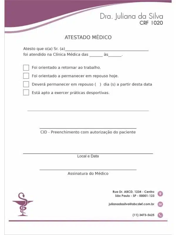 Atestado Médico Barcelona
