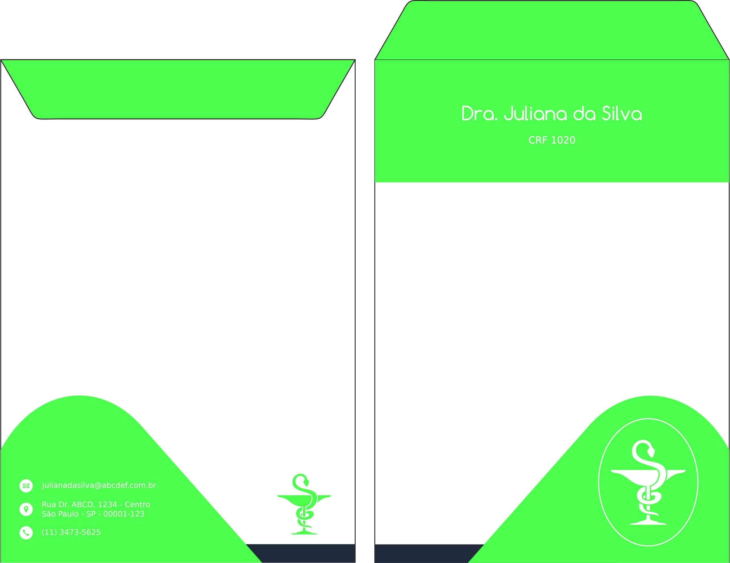 Envelope Saco 24x34cm Farmácia Falkirk