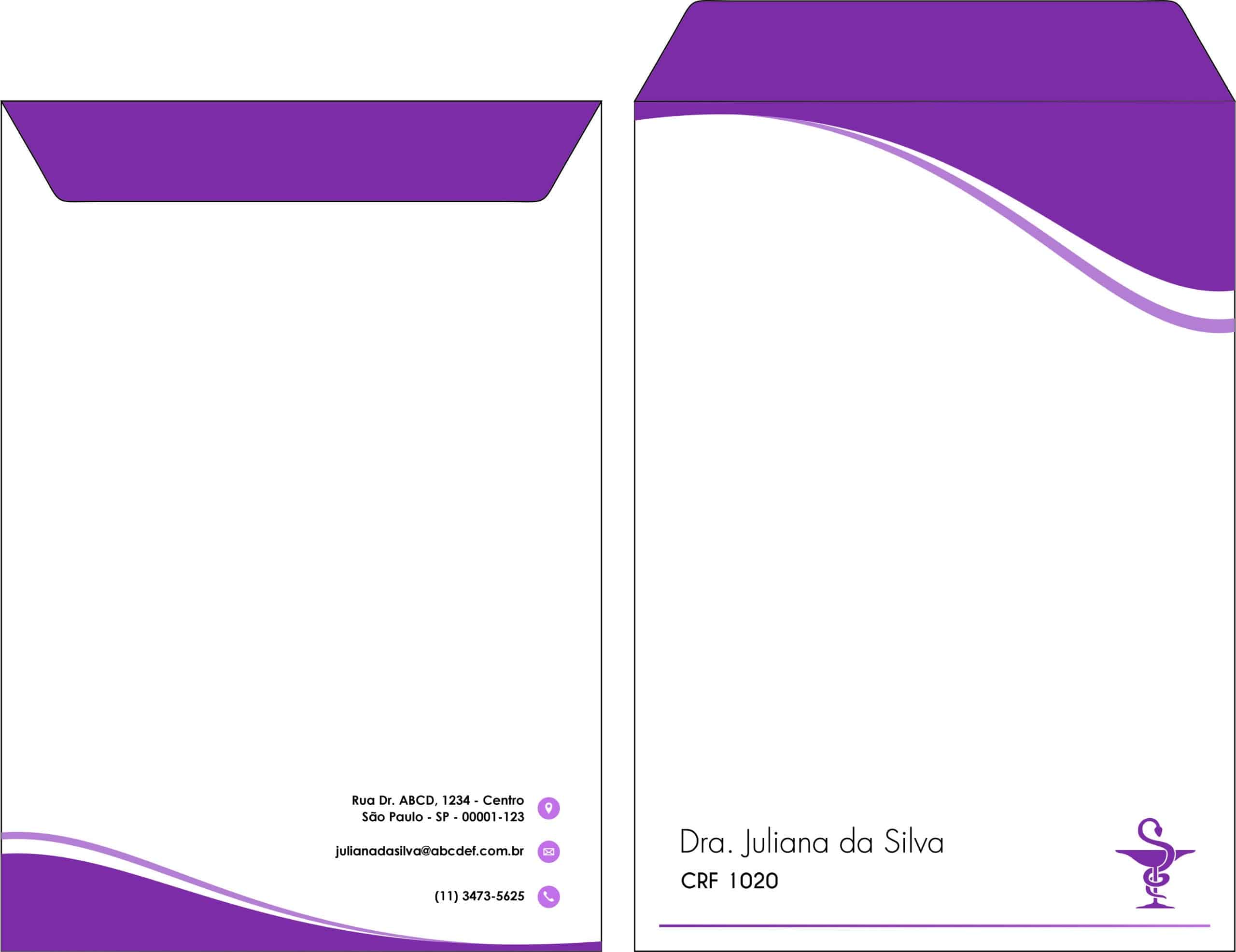 Envelope Saco 24x34cm Farmácia Edimburgo