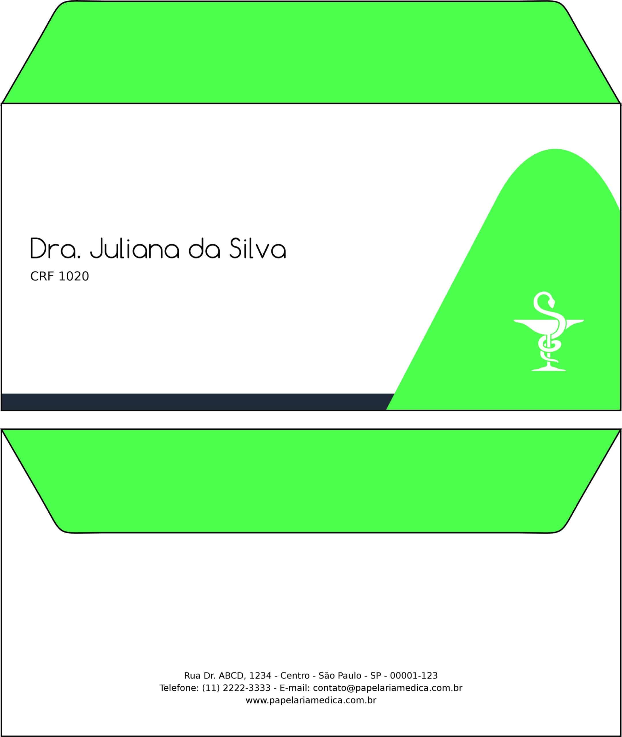 Envelope Ofício (Carta) Farmácia Falkirk