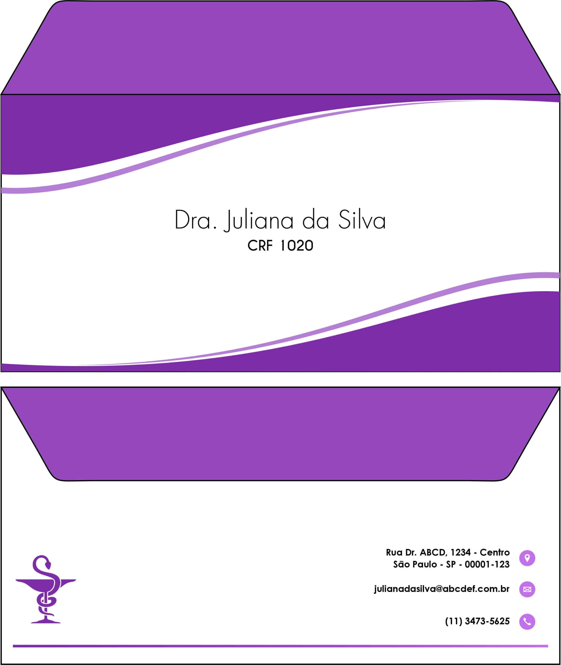 Envelope Ofício (Carta) Farmácia Edimburgo