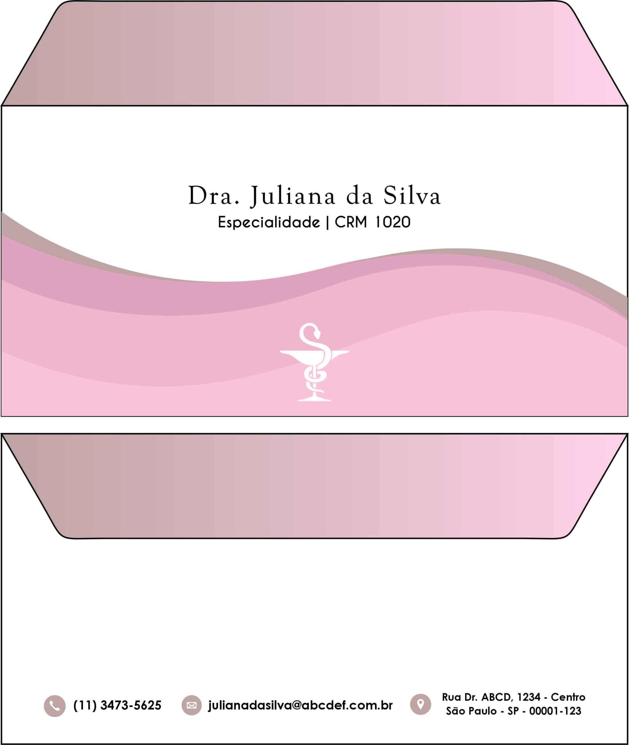 Envelope Ofício (Carta) Farmácia North