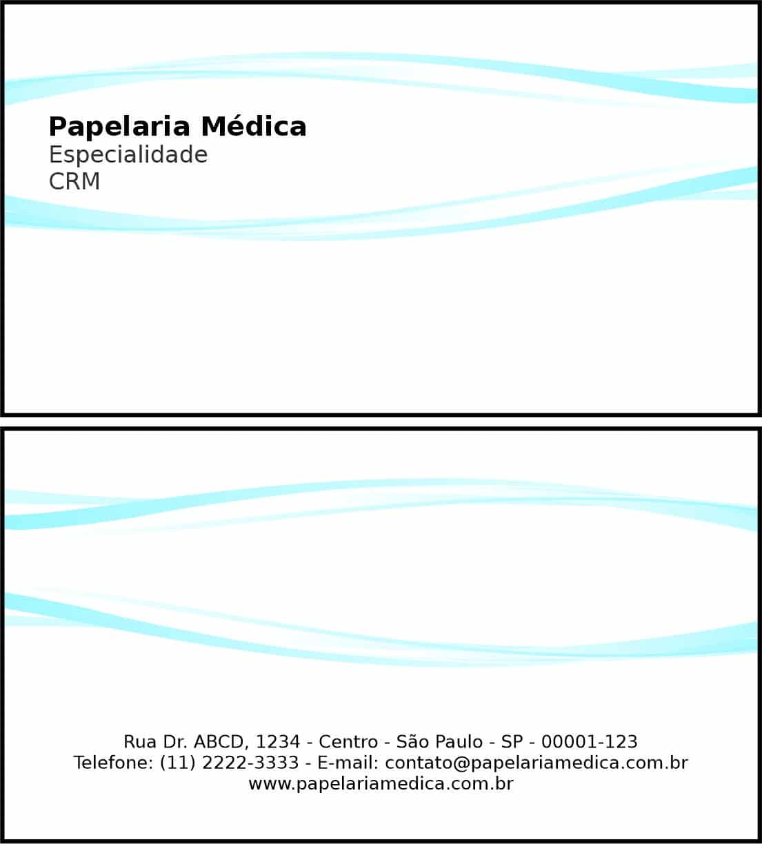 Cartão de Visitas Clínica Geral Berenice