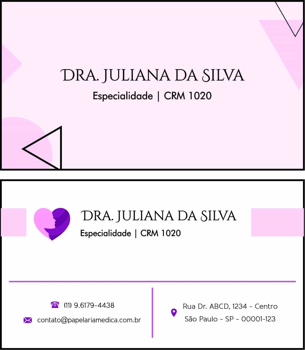 Cartão de Visitas Ginecologia Denver